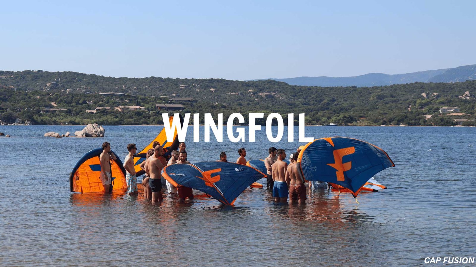 Team Building insolite Wingfoil en corse Agence Evènementiel Cap Fusion