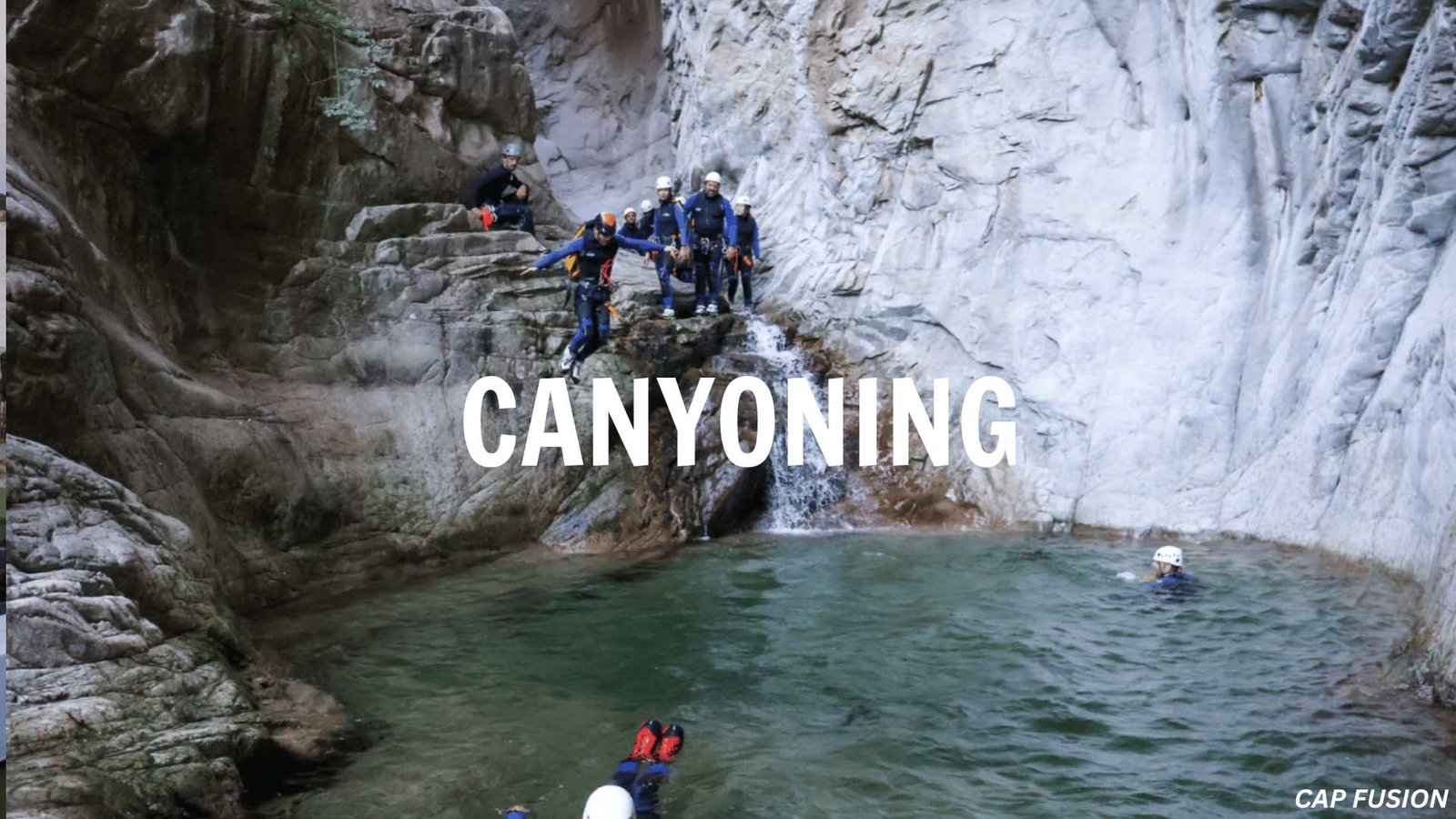 Séminaire à Aix les bains Agence Evènementiel Cap Fusion Canyoning