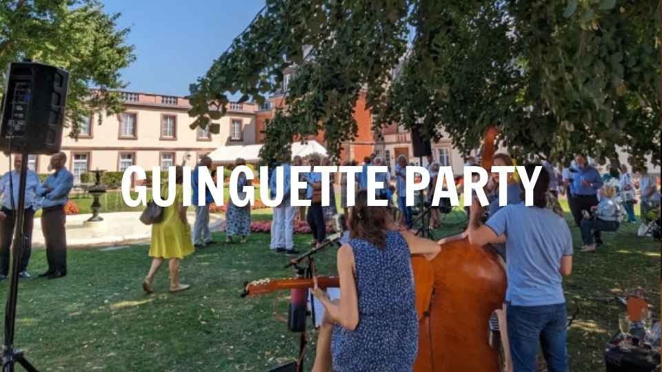 Soirée entreprise Alsace insolite originale guinguette party Guinguette party - 8 idées originales pour organiser votre soirée d’entreprise en Alsace - Agence Evènementiel Cap Fusion