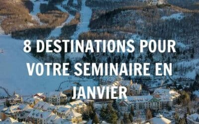 8 destinations en France pour organiser un séminaire en janvier